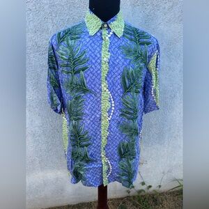 New Vintage Rare Mamo Howell Hawaiian Aloha 100% Rayon Shirt Men's L